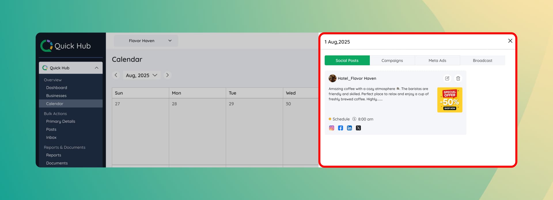 The Power of a Unified Calendar