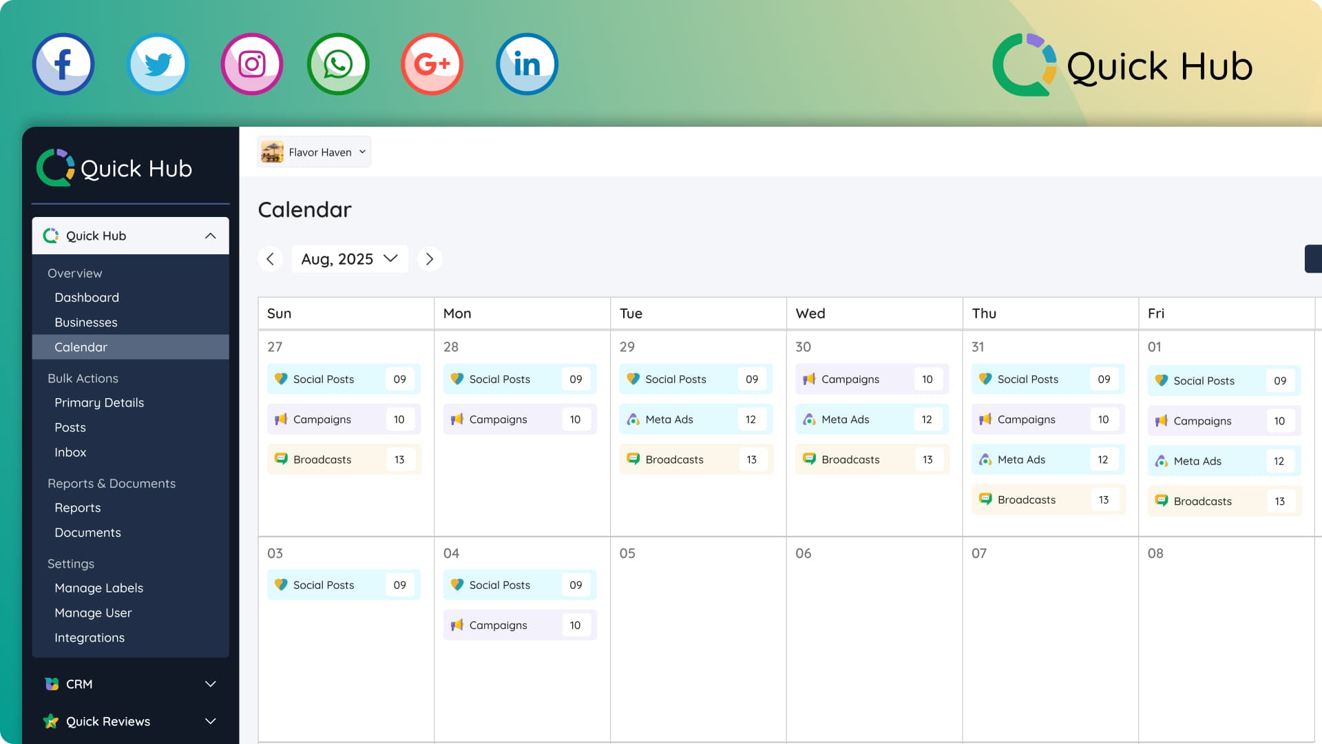 The Power of a Unified Calendar