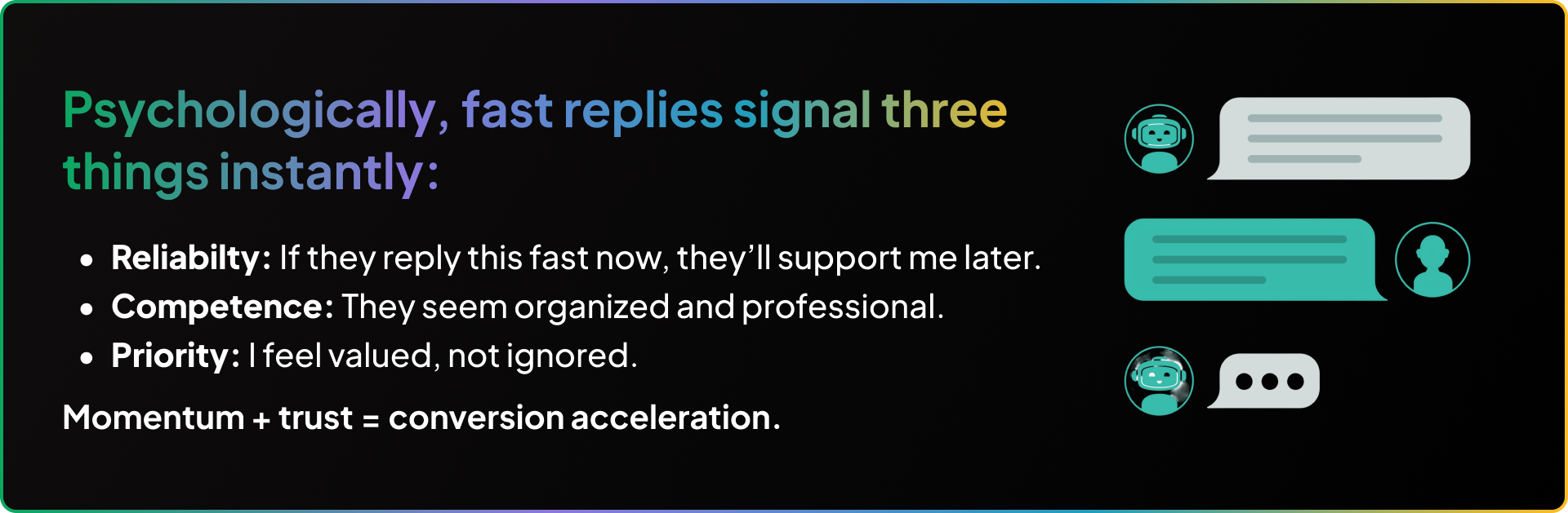 New Conversion Engine: CRM + Chat + Instant Replying