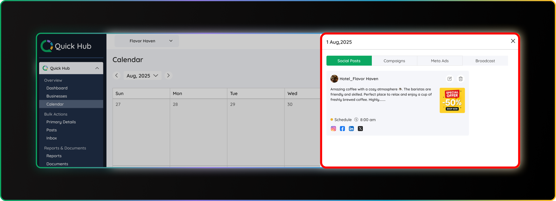 The Power of a Unified Calendar