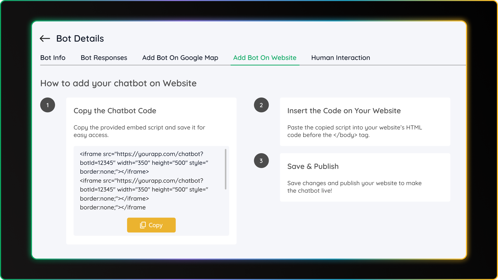Why Adding a Chatbot Should Be One-Click